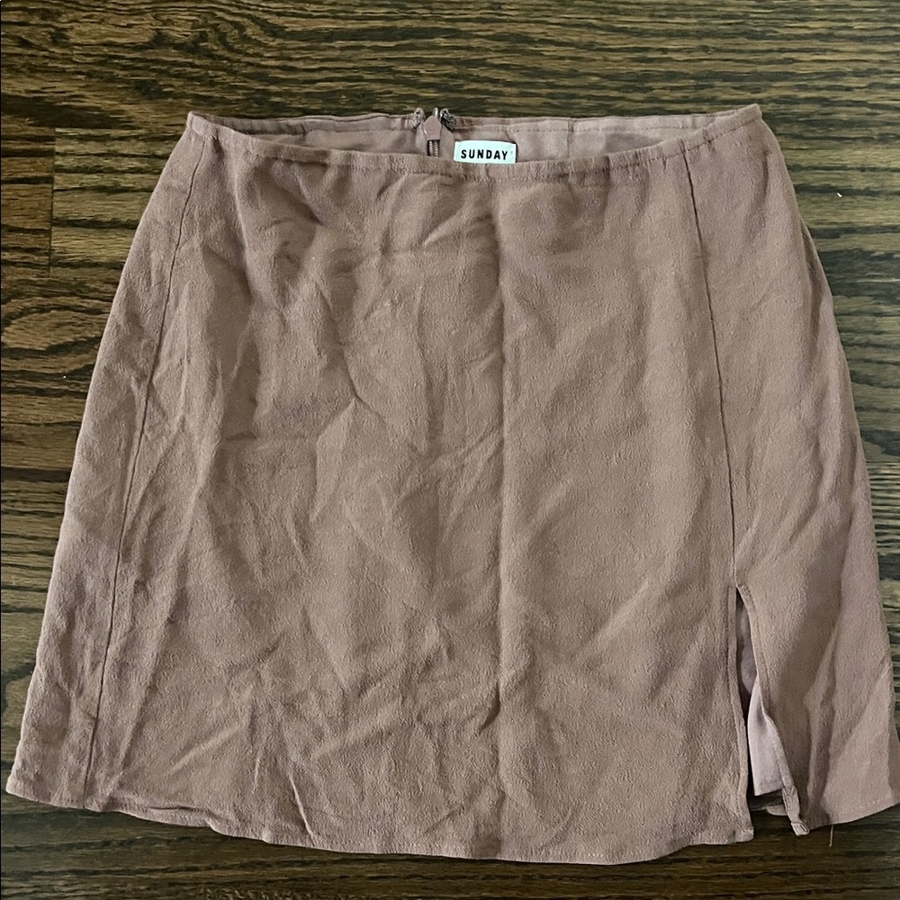 Sunday Best Taupe Skirt